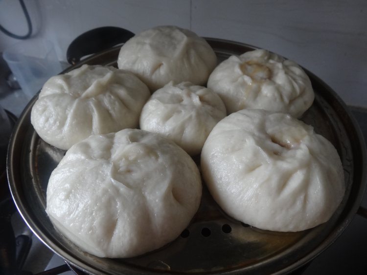 大白菜肉包步骤14