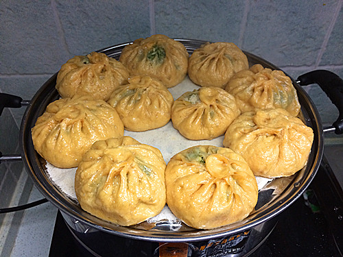 菜汁茴香大包步骤11