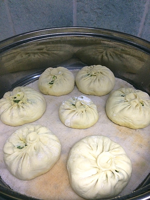 菜汁茴香大包步骤10