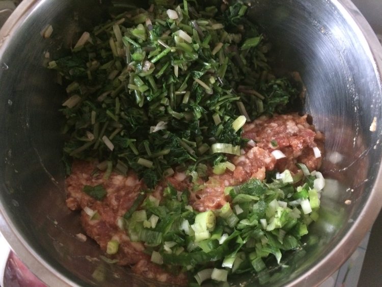野芹菜水煎包步骤7