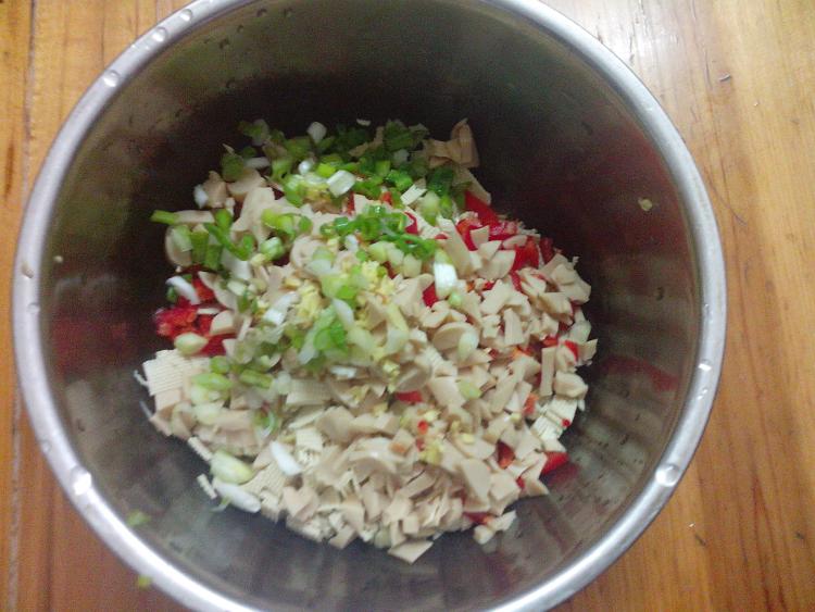 豆皮火腿小包子步骤4