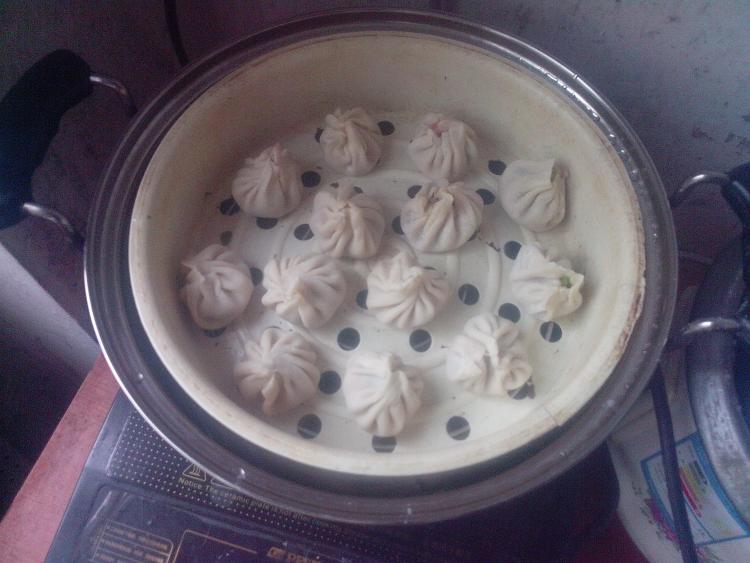 杏鲍菇瘦肉小包子步骤11