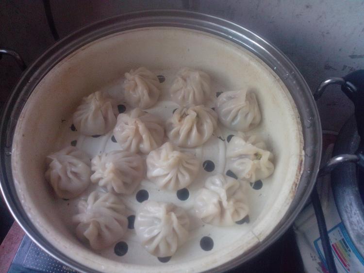 杏鲍菇瘦肉小包子步骤13
