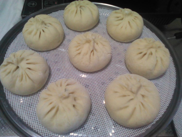 牛肉豆角包子步骤15