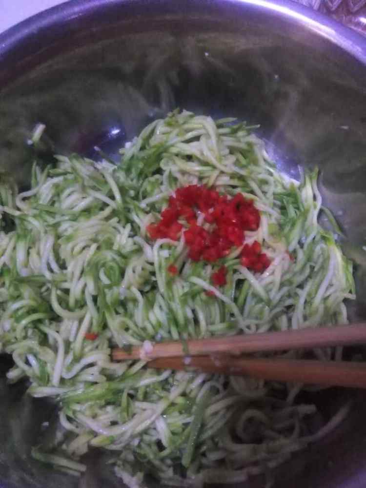 西葫芦鸡蛋素包步骤6