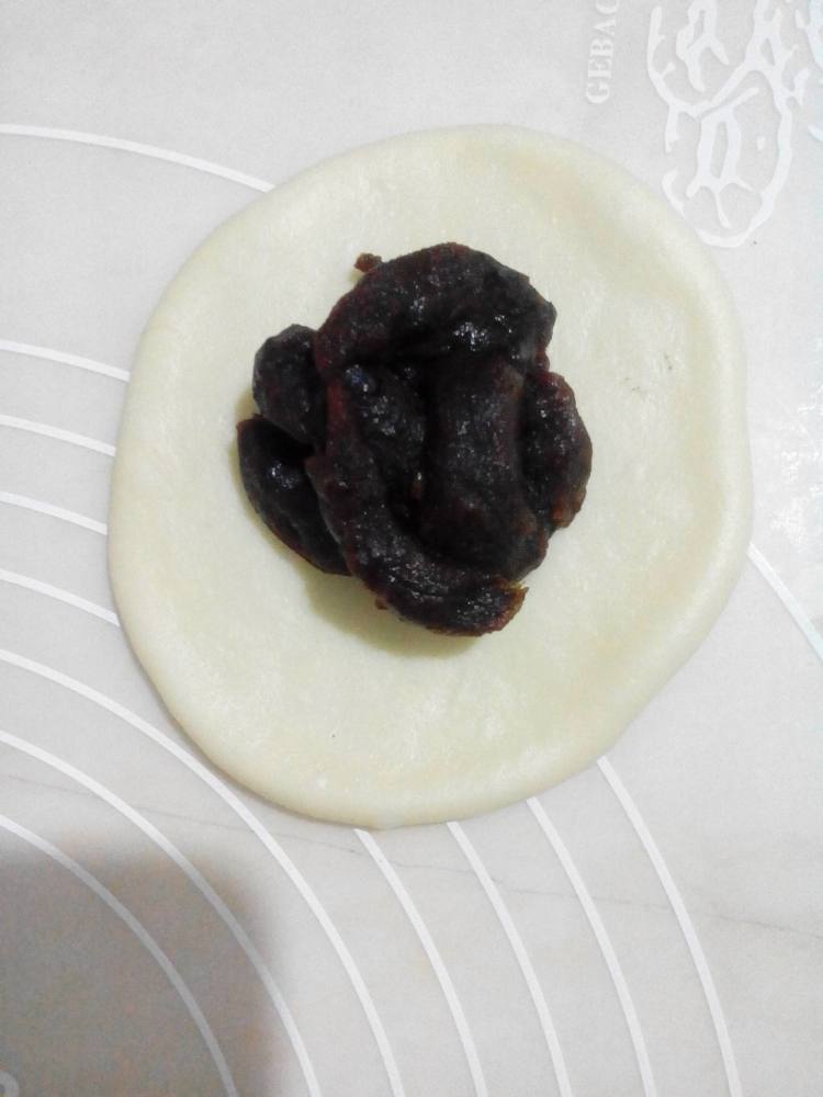 牛奶豆沙包步骤8