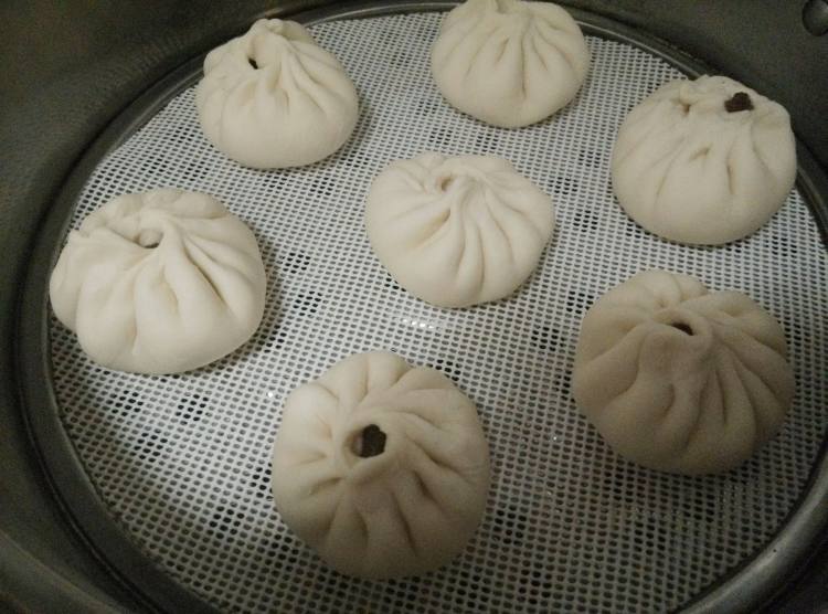 枣泥馅包子步骤6