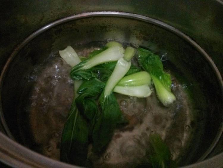 青菜粉丝包步骤2