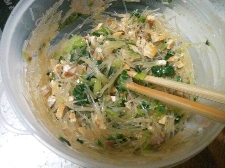 青菜粉丝包步骤5