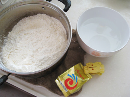 豆皮包子步骤1