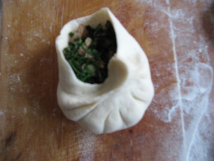 秋荠菜猪肉包子步骤17