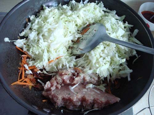 腊肉蔬菜包子步骤3