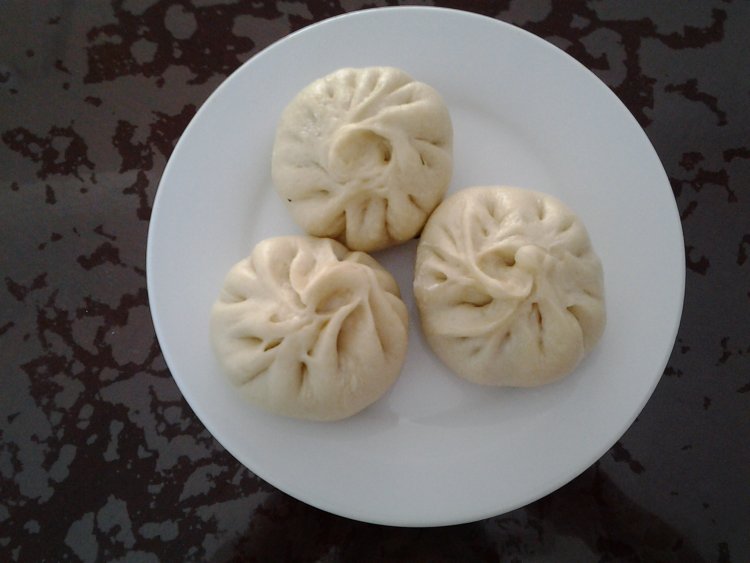 青菜木耳鸡蛋包子步骤15
