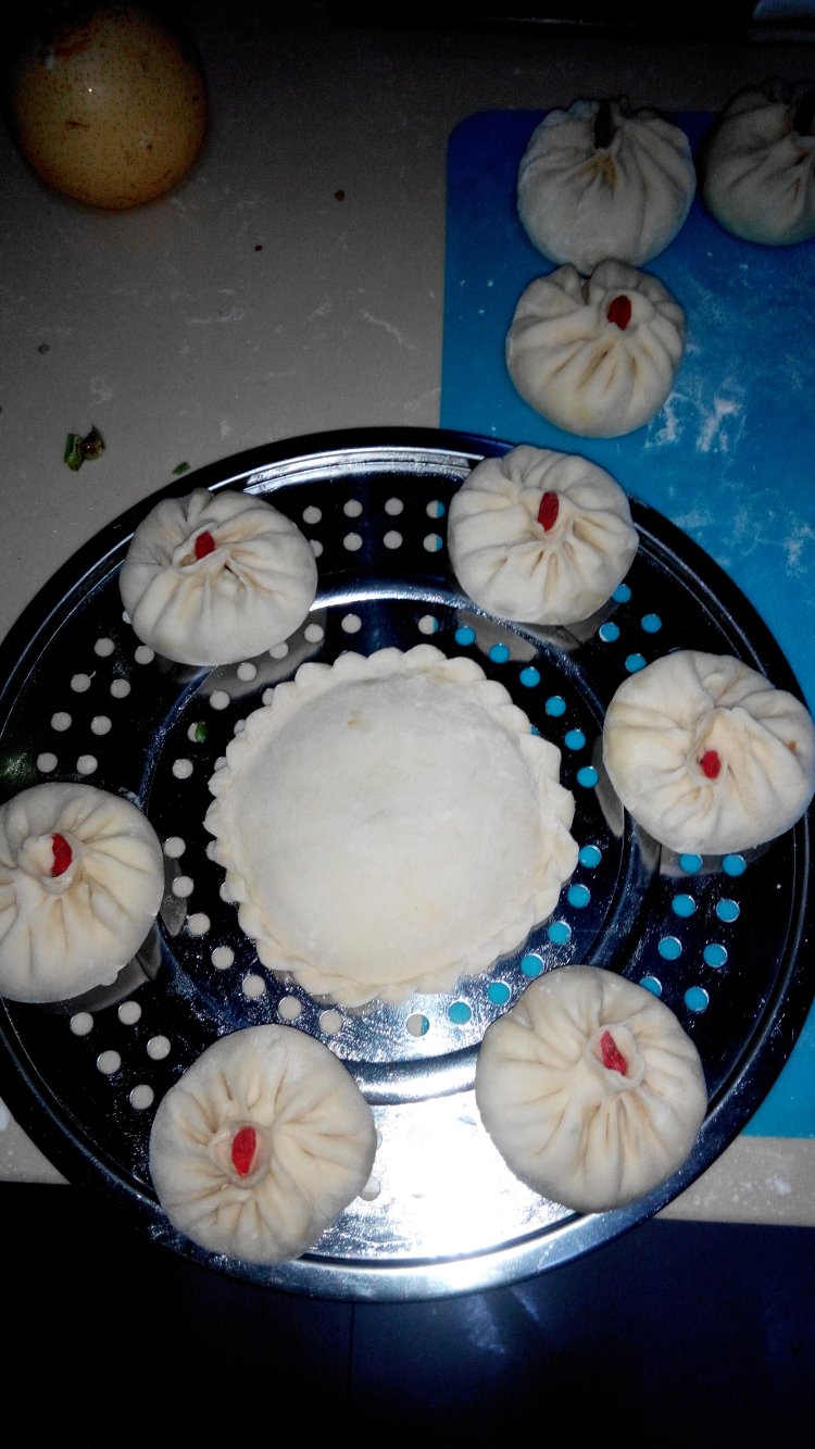 发面芸豆包子步骤12