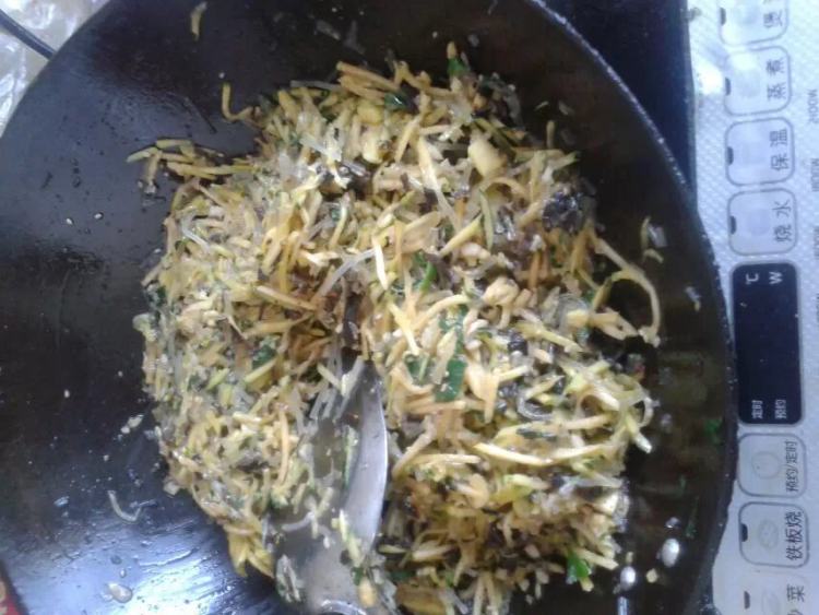 南瓜馅菜包步骤8