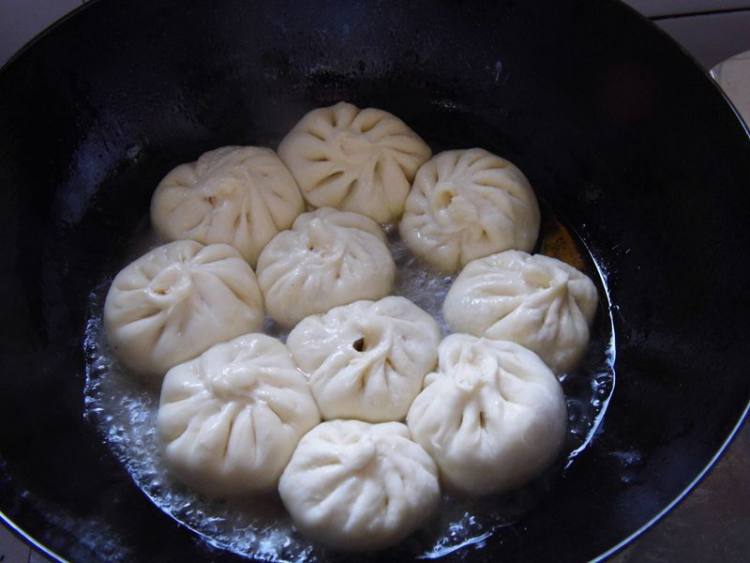 香菇鲜肉生煎包步骤9