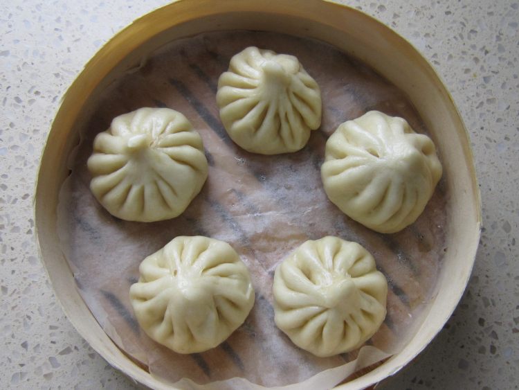 发面小笼蒸包步骤14