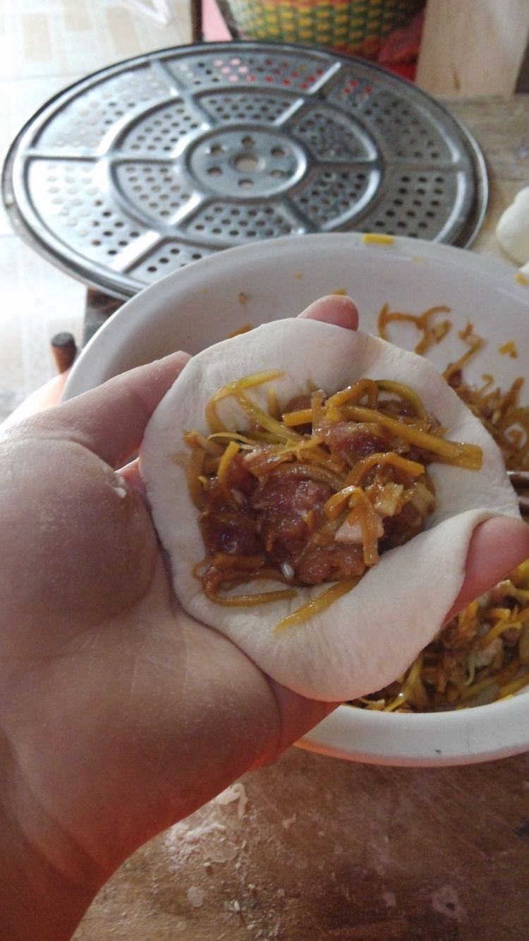 南瓜肉馅包子步骤9