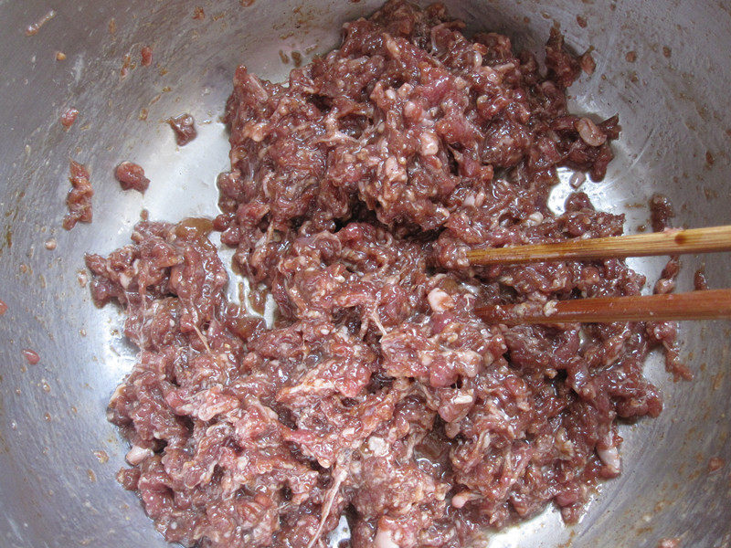 牛肉小白菜包子步骤5