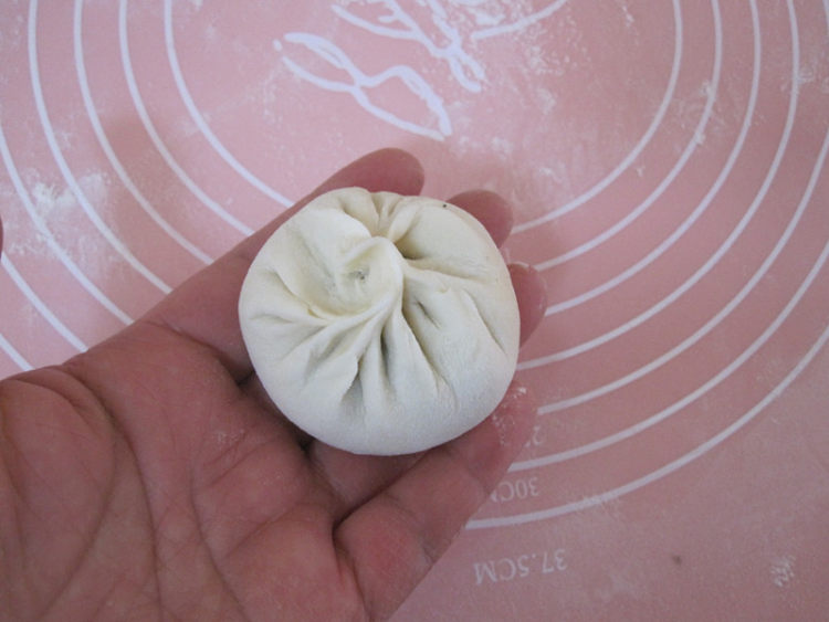 牛肉小白菜包子步骤10