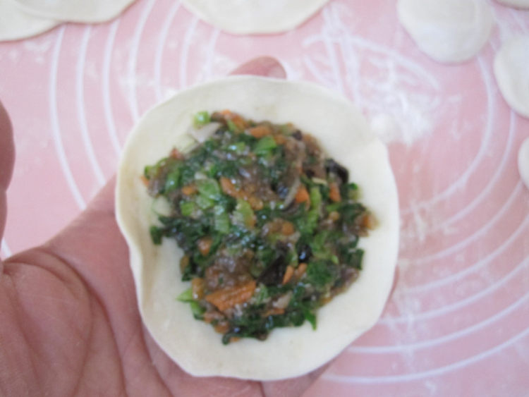 牛肉小白菜包子步骤9