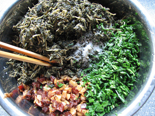 马齿笕野菜蒸包步骤9