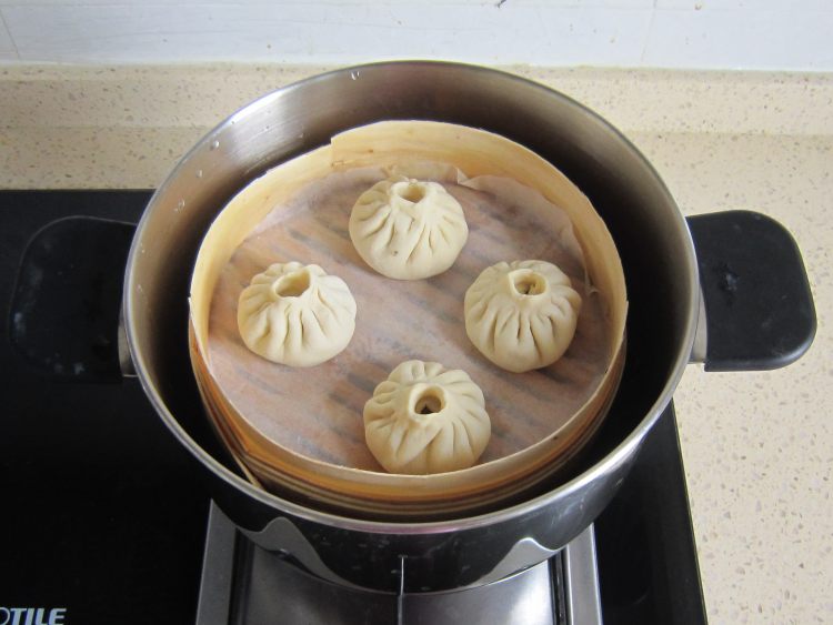 梅干菜肉包步骤15