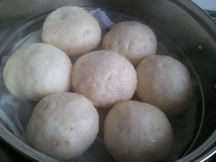 红豆沙馅包子步骤8