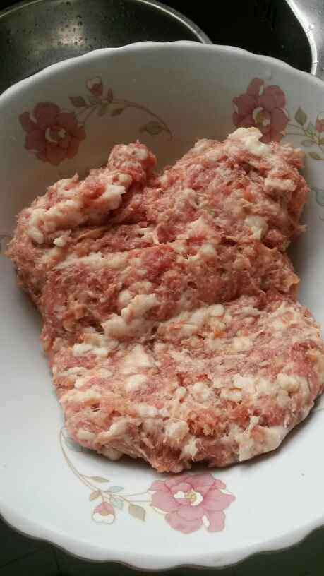 豇豆肉包步骤2