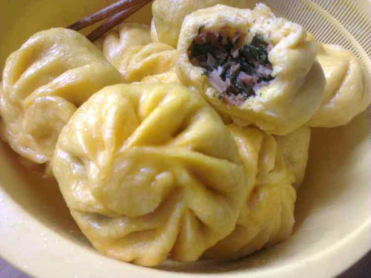 肉菜香菇南瓜包子步骤12