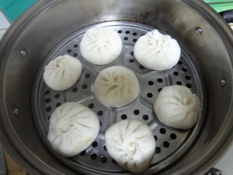 猪肉菜葫芦包子步骤11