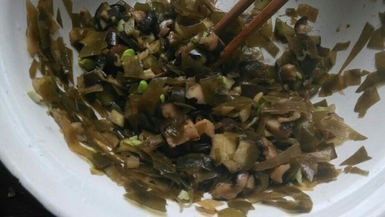 海带香菇包步骤9