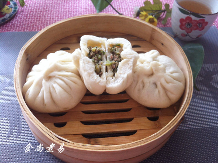 鲜肉芥菜包步骤22