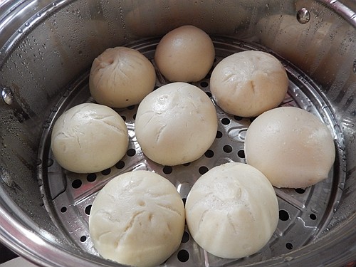 豆角肉末包子步骤14