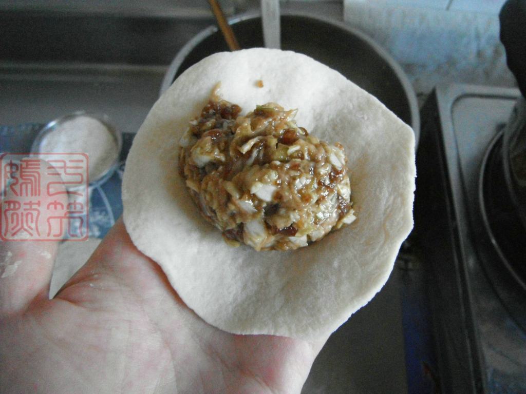 猪肉圆白菜包子步骤7