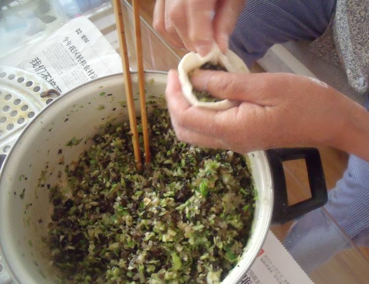 莲花白包子步骤14