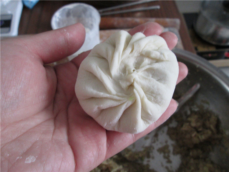 包菜粉条素包步骤19