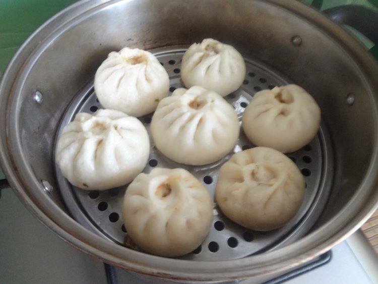 猪肉小白菜包子步骤14
