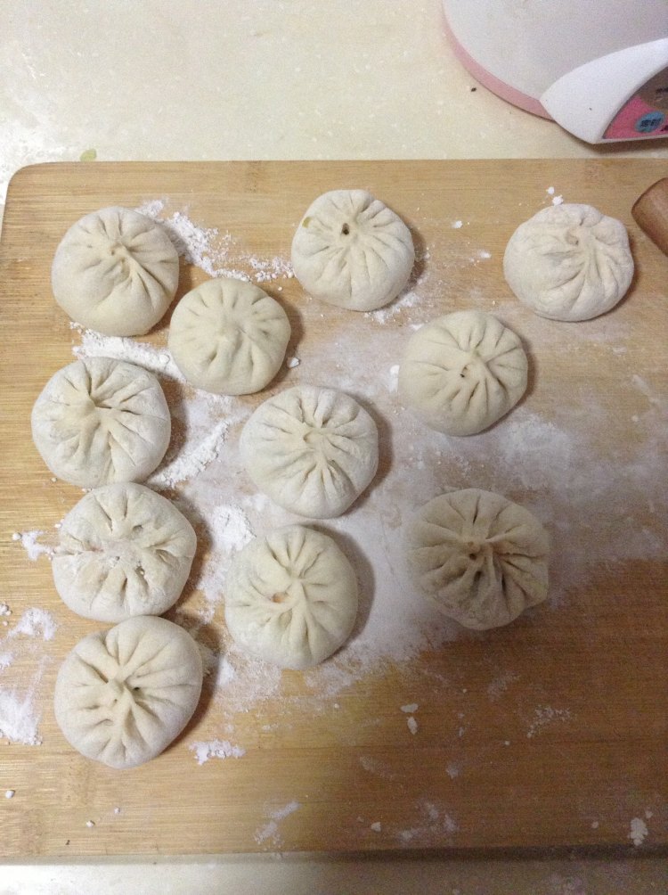 西瓜皮肉包子步骤5