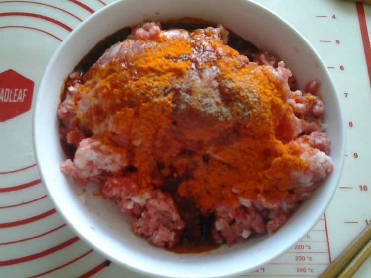 奥尔良肉包步骤1