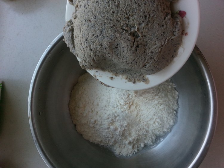 豆渣糖包步骤1
