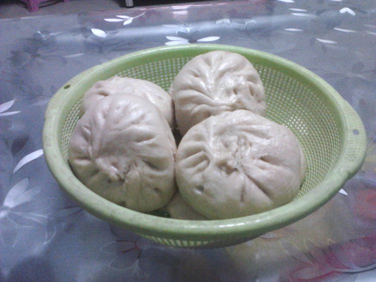粉丝蘑菇大包子步骤13