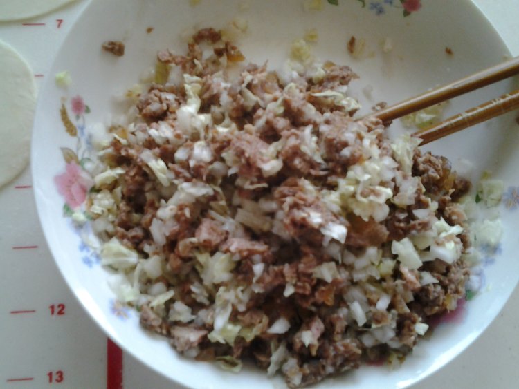 牛肉煎包步骤3