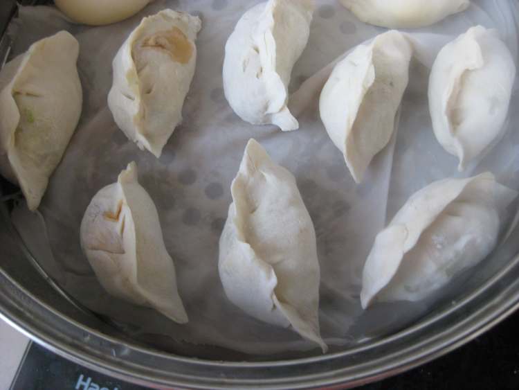 白菜蒸包步骤6