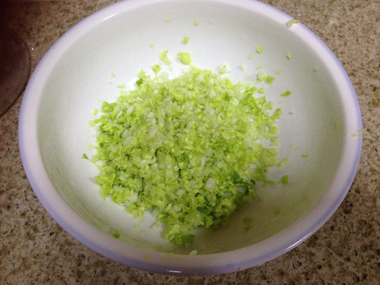 白菜藕丁猪肉包步骤9