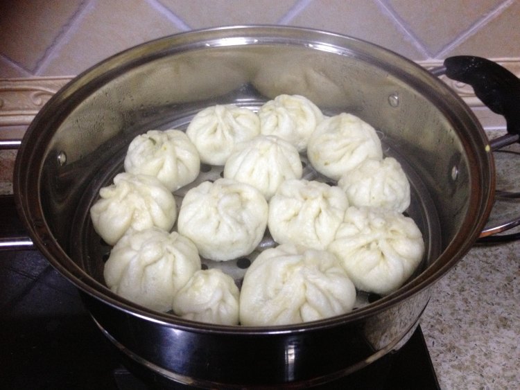 白菜藕丁猪肉包步骤18