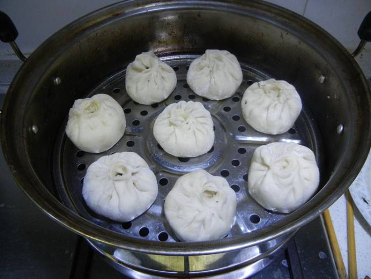 梅干菜肉包子步骤10