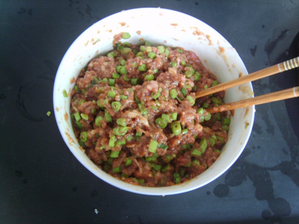 猪肉豆角包步骤14