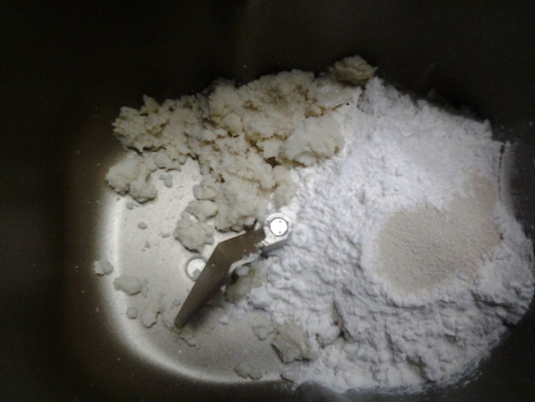 豆渣白菜包子步骤1