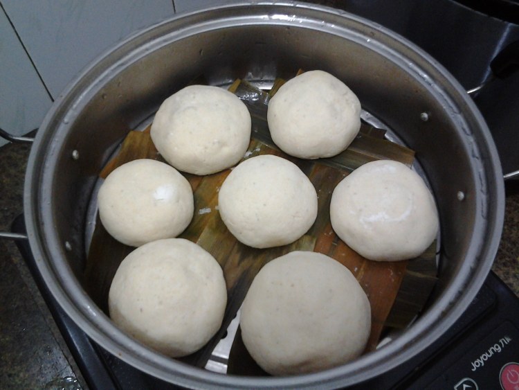 豆渣白菜包子步骤13